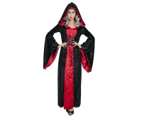 Costume for adult Ruby Vamp (hooded dress), size M